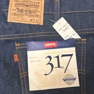 Levi’s 317 orange tag made in USA new with tags